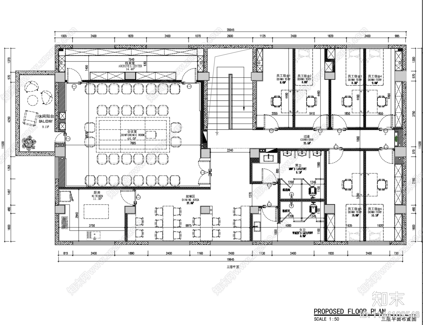 潮阳关埠银行室内cad施工图下载【ID:1144109548】