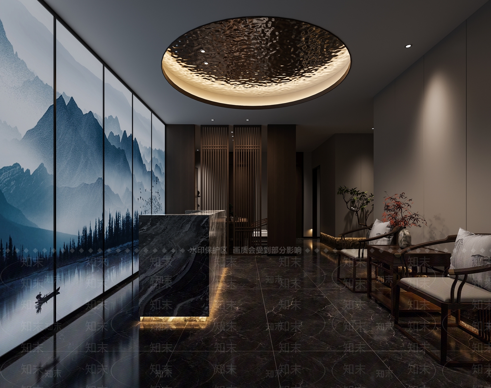 现代洗浴中心3D模型下载【ID:1144117614】