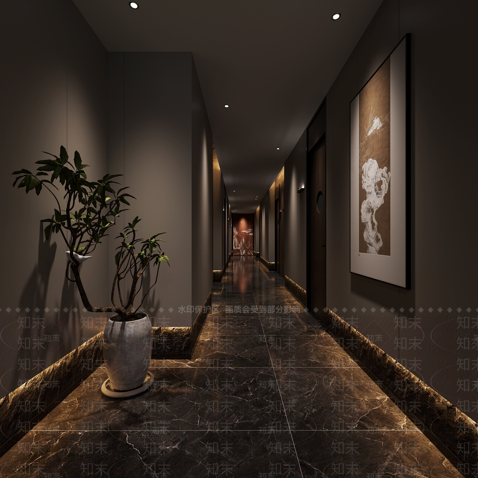 现代洗浴中心3D模型下载【ID:1144117614】