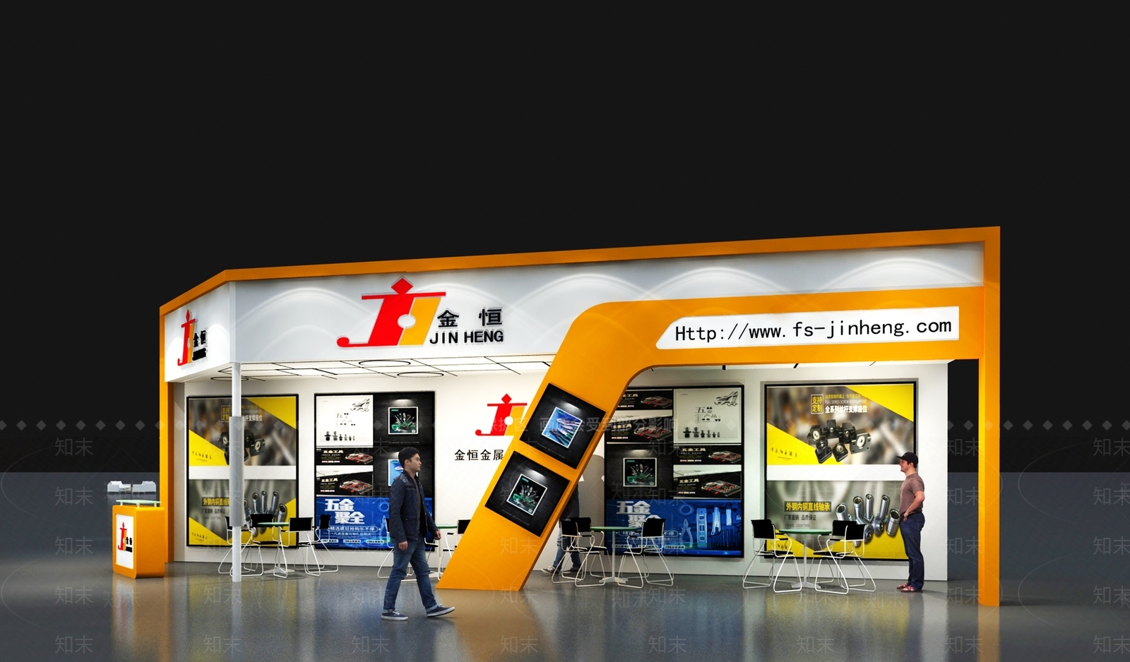 现代展览展厅SU模型下载【ID:1144126333】