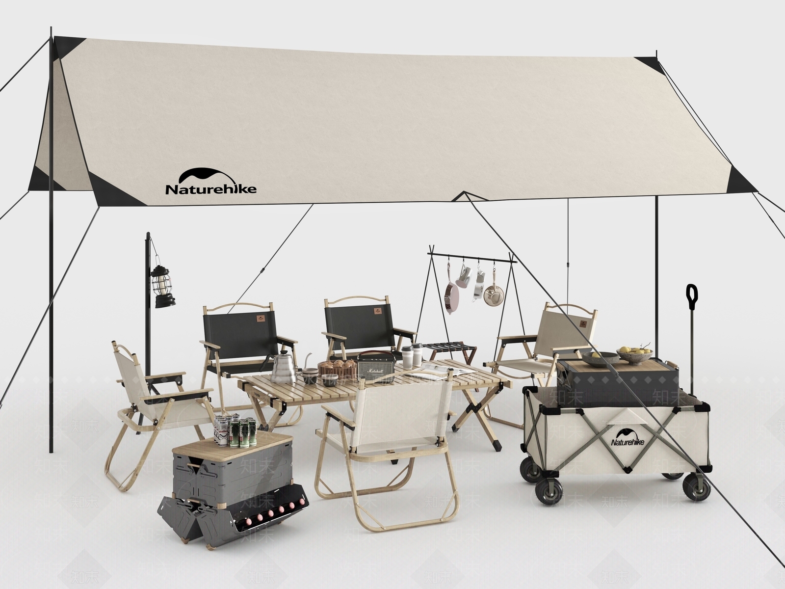 Naturehike现代露营帐篷3D模型下载【ID:1144130631】