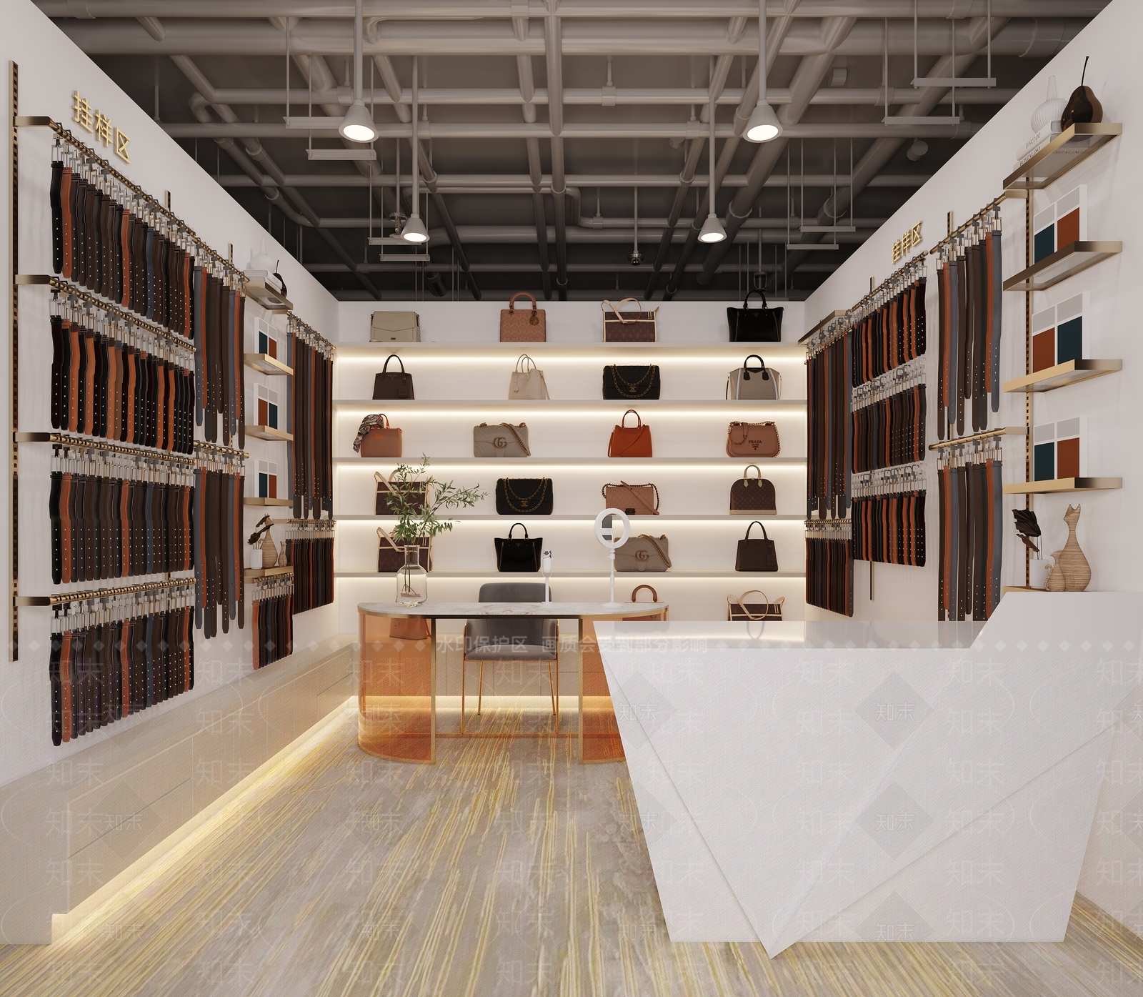 现代配饰店3D模型下载【ID:1144134306】