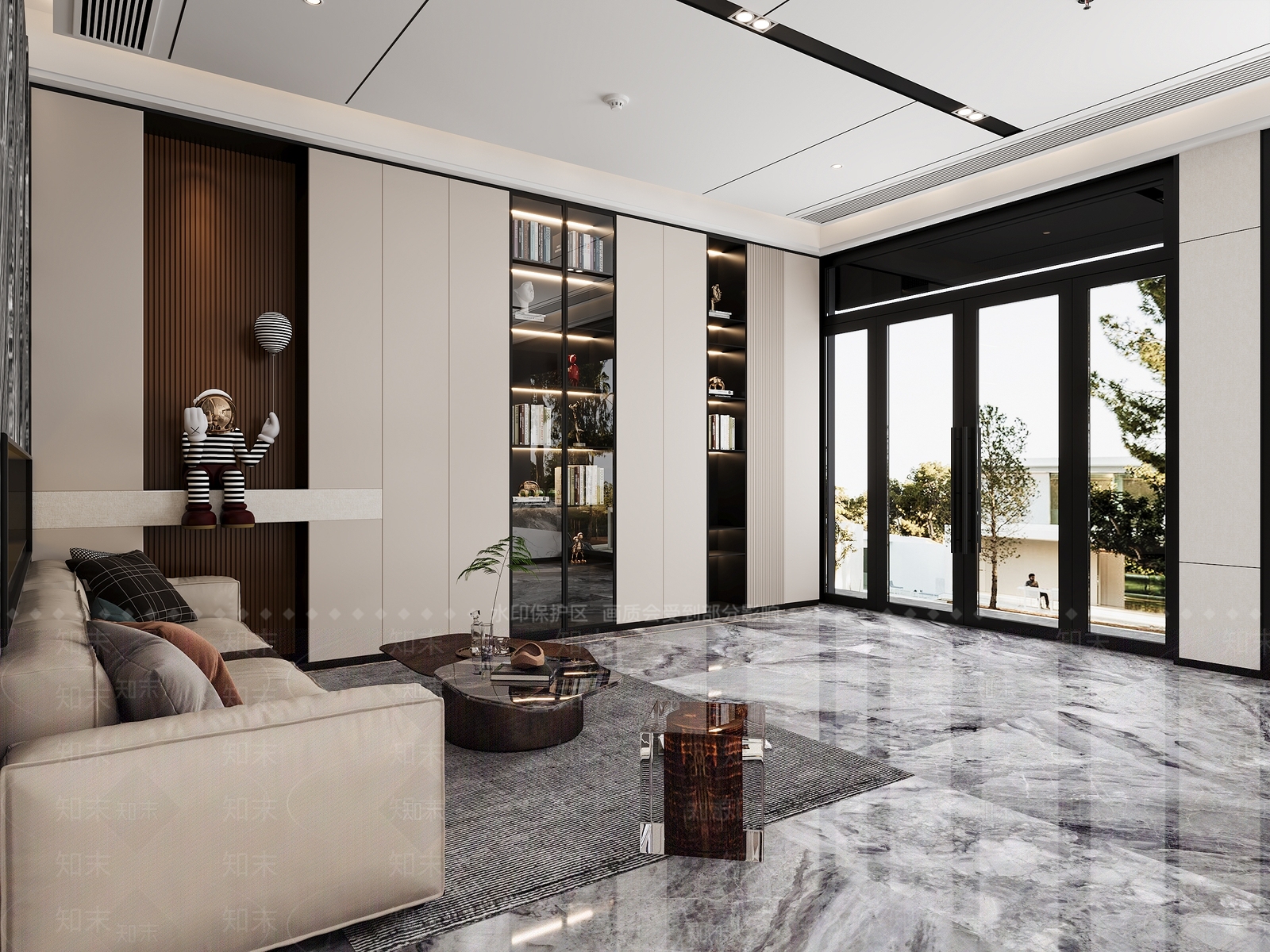 现代酒店前台3D模型下载【ID:1144135158】