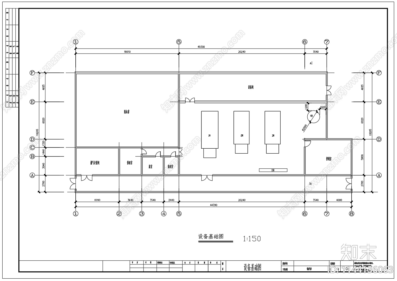 6吨蒸汽锅炉房热力系统cad施工图下载【ID:1144136063】