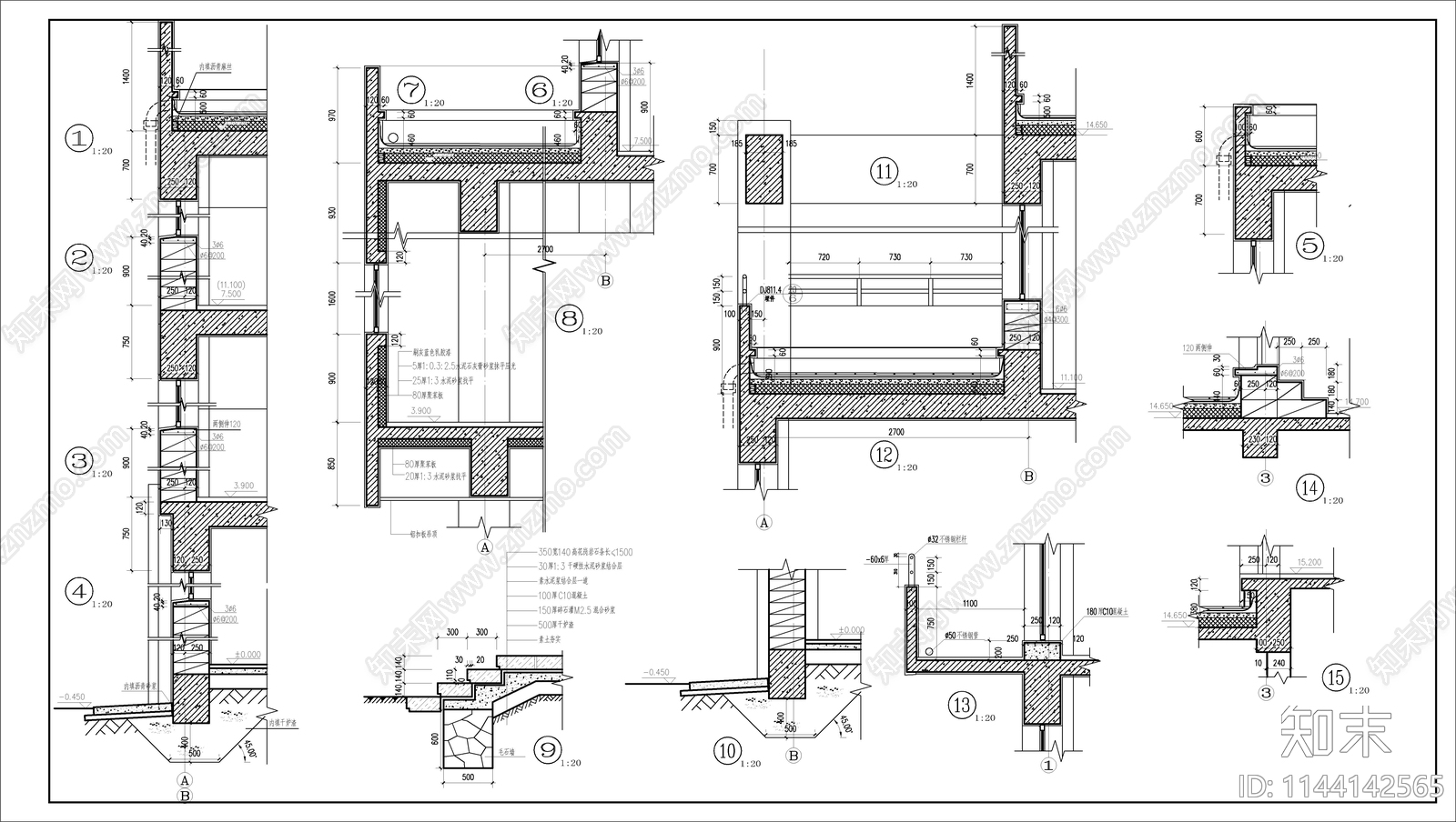 某小学教学楼建筑cad施工图下载【ID:1144142565】