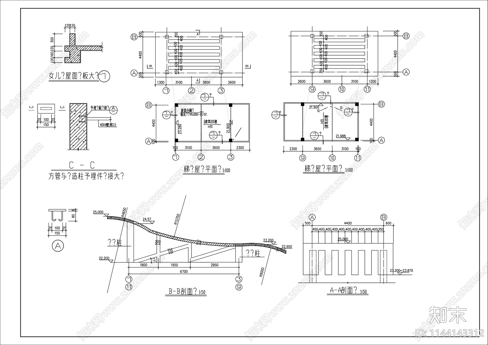 某小学教学楼建筑cad施工图下载【ID:1144143312】