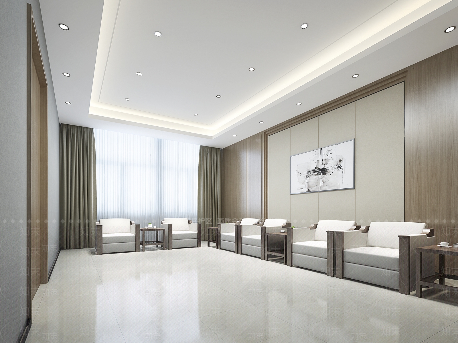 现代会客厅3D模型下载【ID:1144150558】