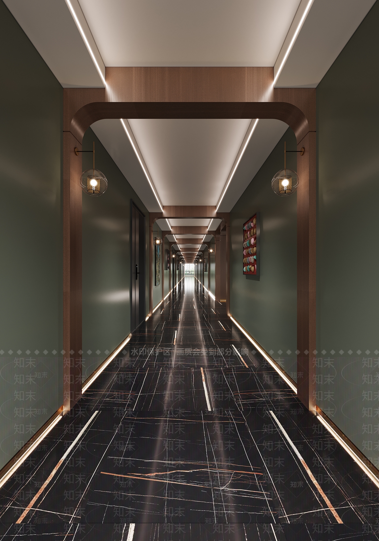 现代商场电梯间3D模型下载【ID:1144158548】