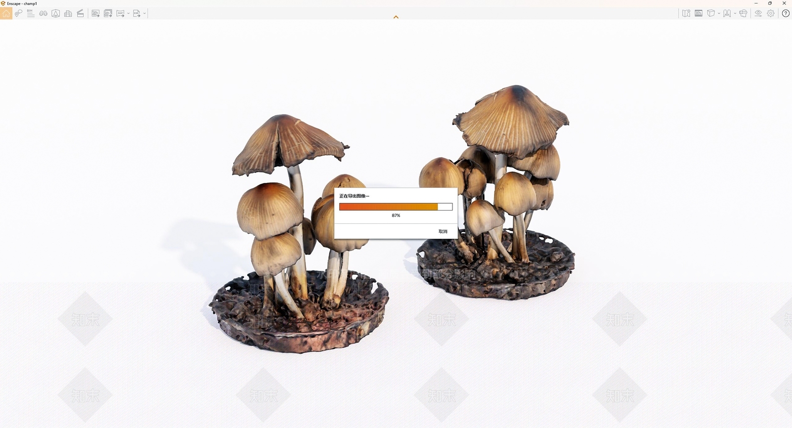 菌类SU模型下载【ID:1144165460】