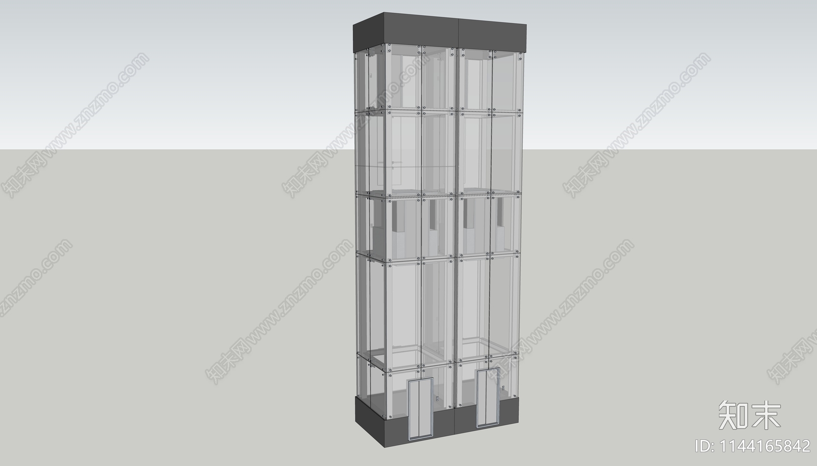 现代观光电梯SU模型下载【ID:1144165842】