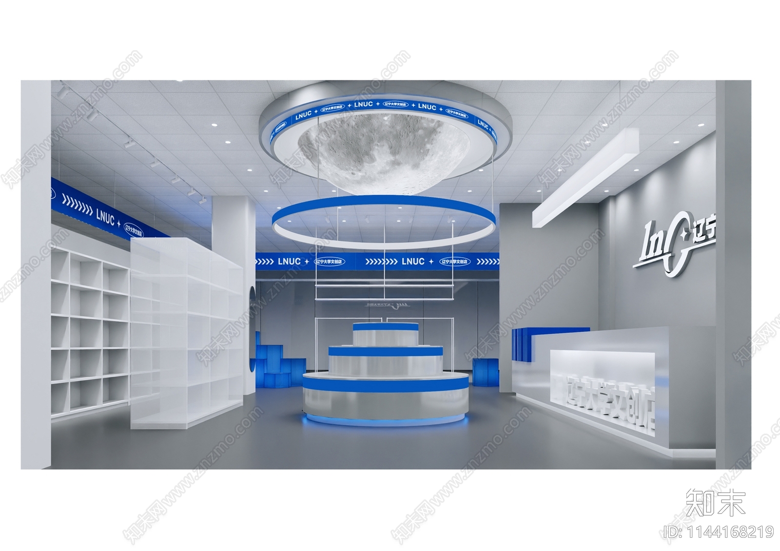 文创店展厅cad施工图下载【ID:1144168219】