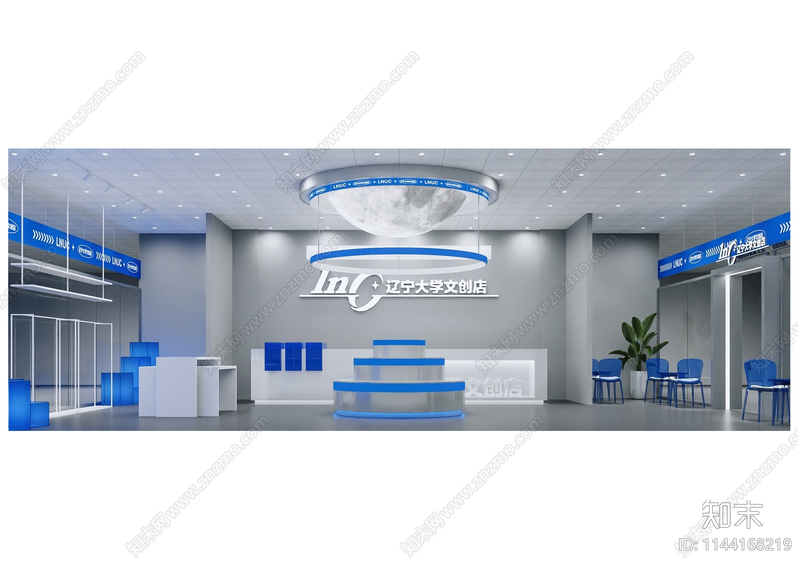文创店展厅cad施工图下载【ID:1144168219】