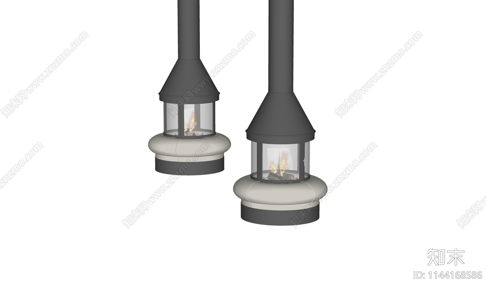 现代明火壁炉SU模型下载【ID:1144168586】