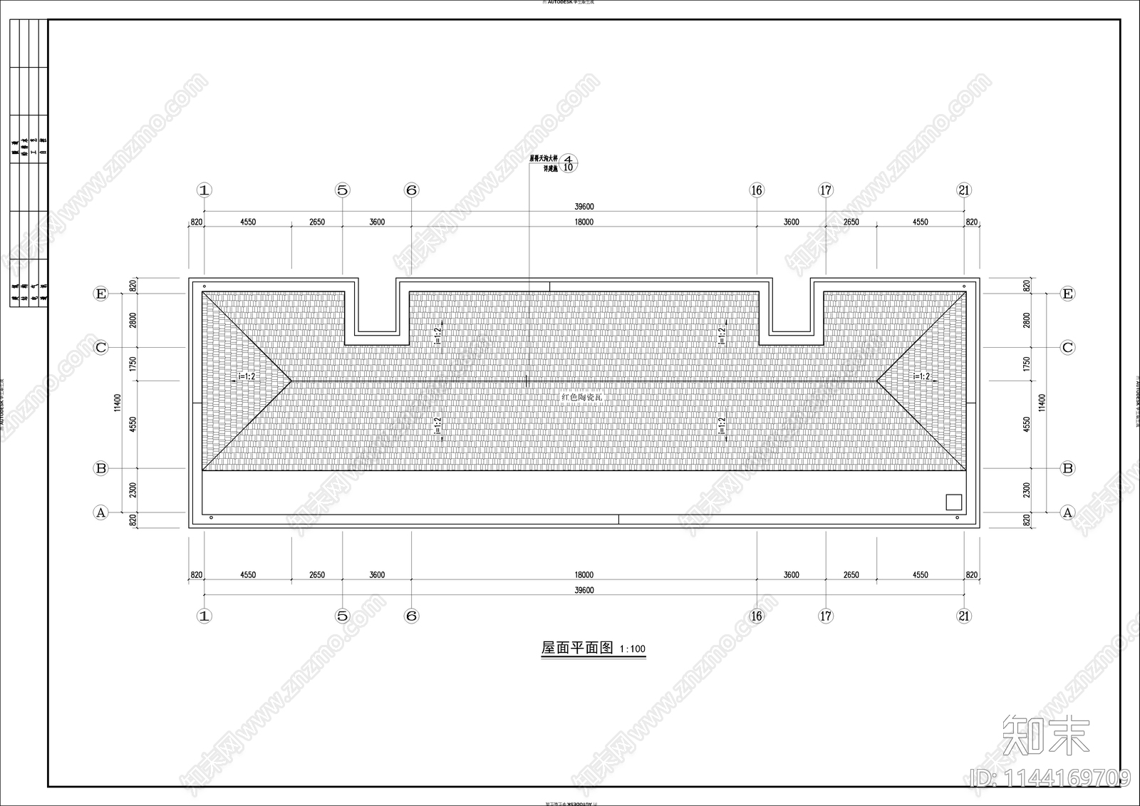 某中学学生宿舍建筑cad施工图下载【ID:1144169709】