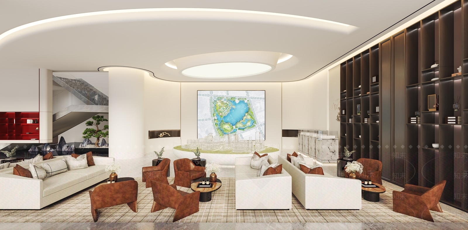 现代售楼处3D模型下载【ID:1144174545】