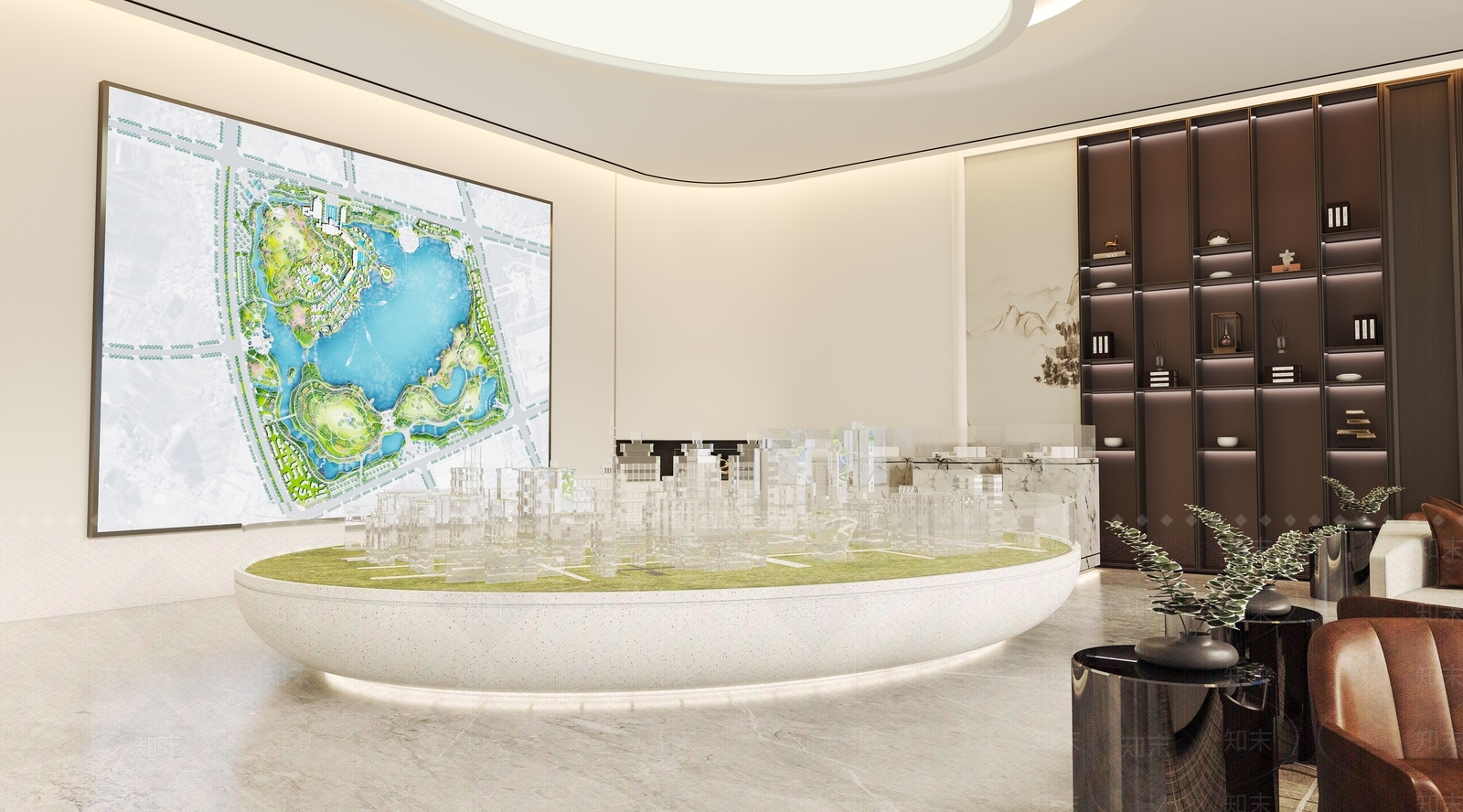 现代售楼处3D模型下载【ID:1144174545】