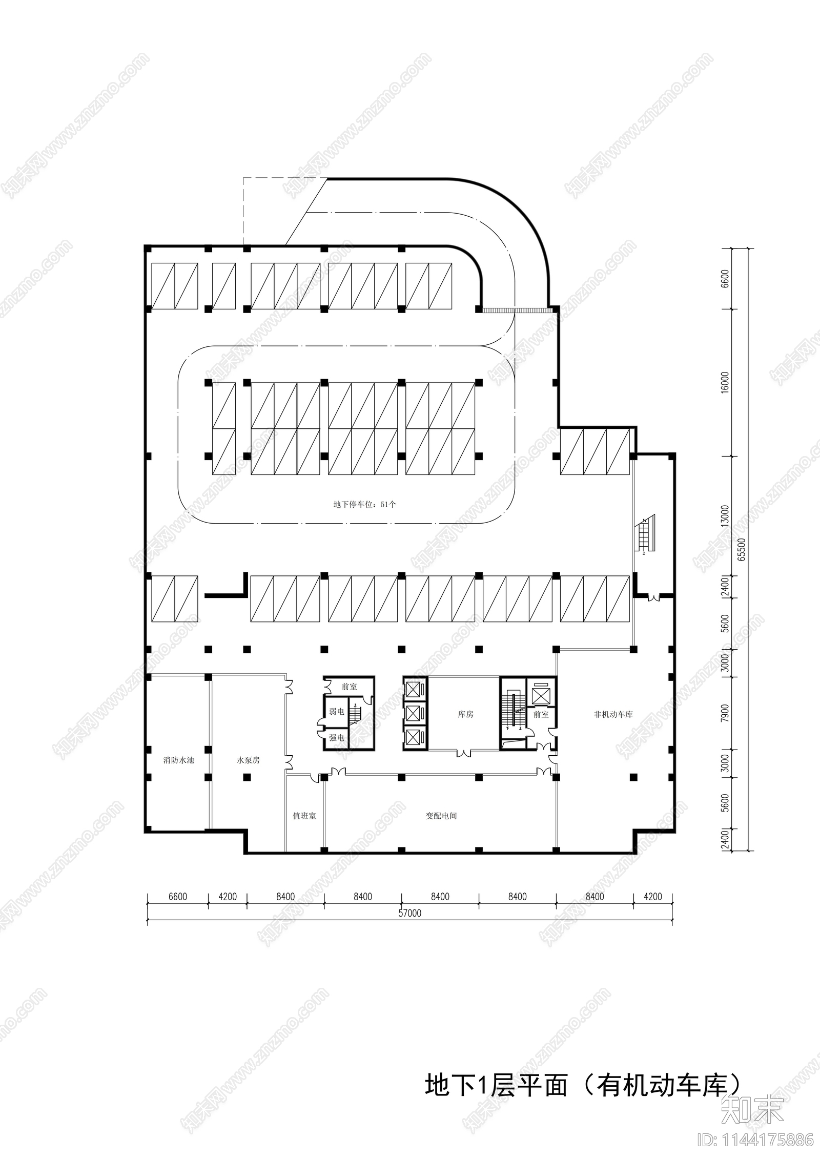 学校理工楼建筑cad施工图下载【ID:1144175886】