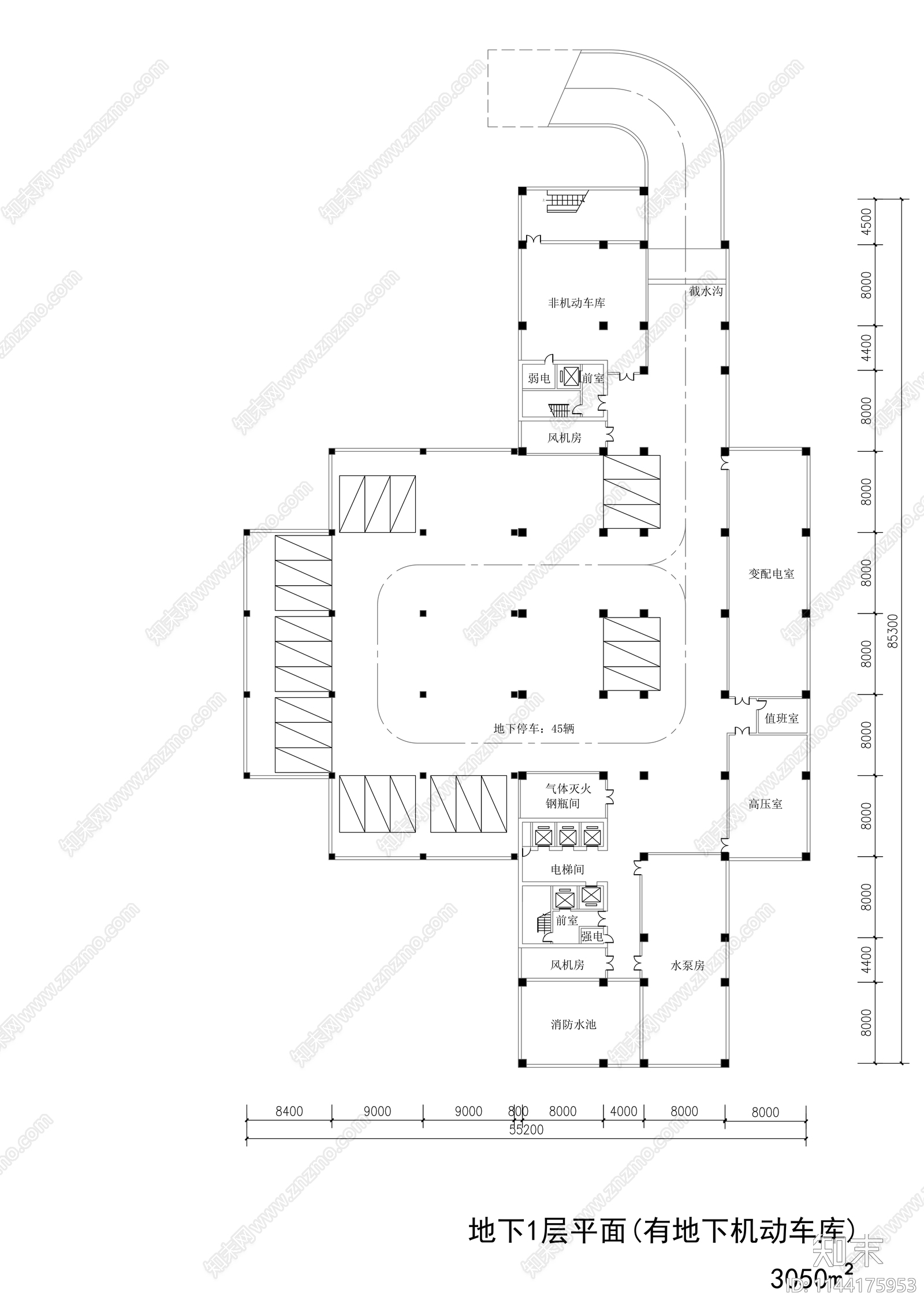 学校生物楼建筑cad施工图下载【ID:1144175953】