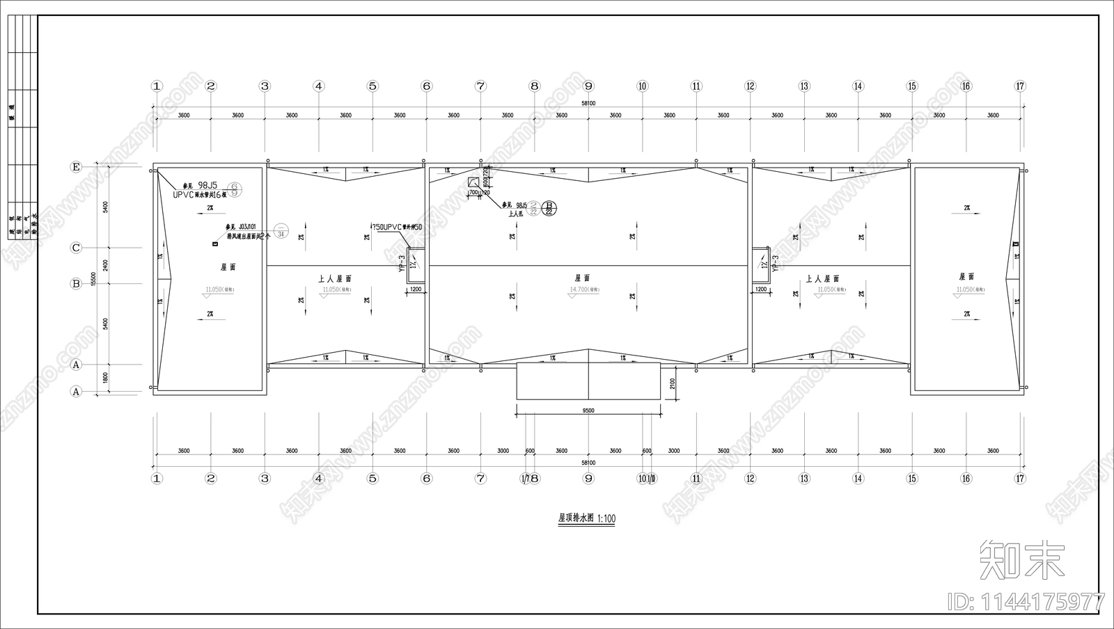 欧式风办公楼建筑cad施工图下载【ID:1144175977】