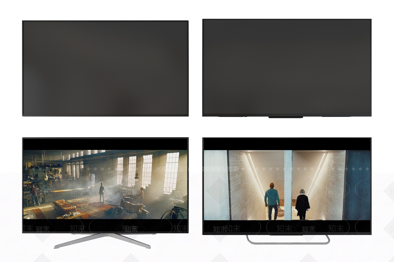 电视机组合3D模型下载【ID:1144185354】