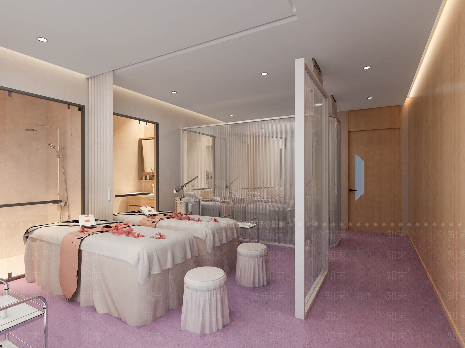 现代美容SPA店3D模型下载【ID:1144187169】