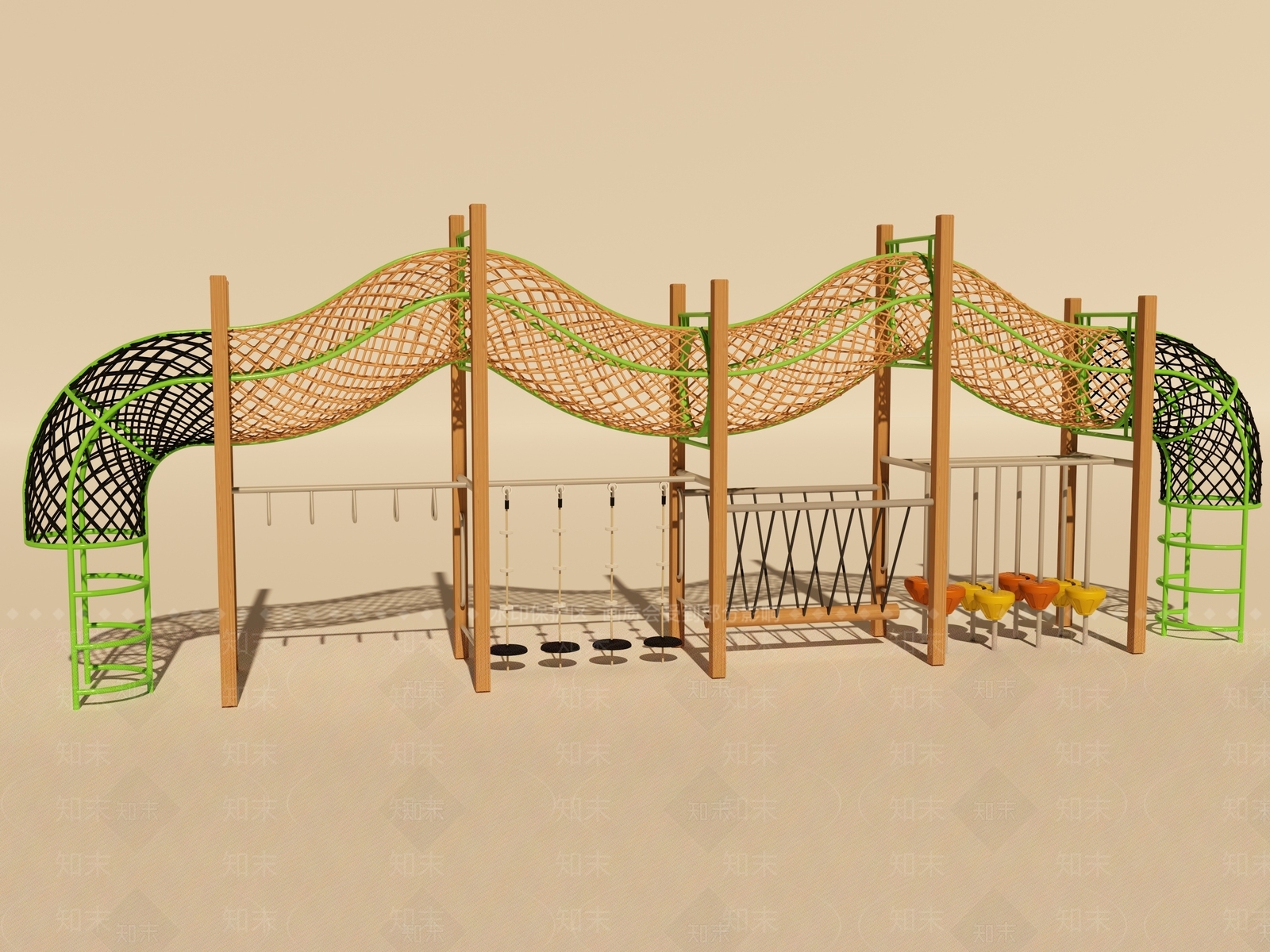 儿童游乐设备3D模型下载【ID:1144195601】