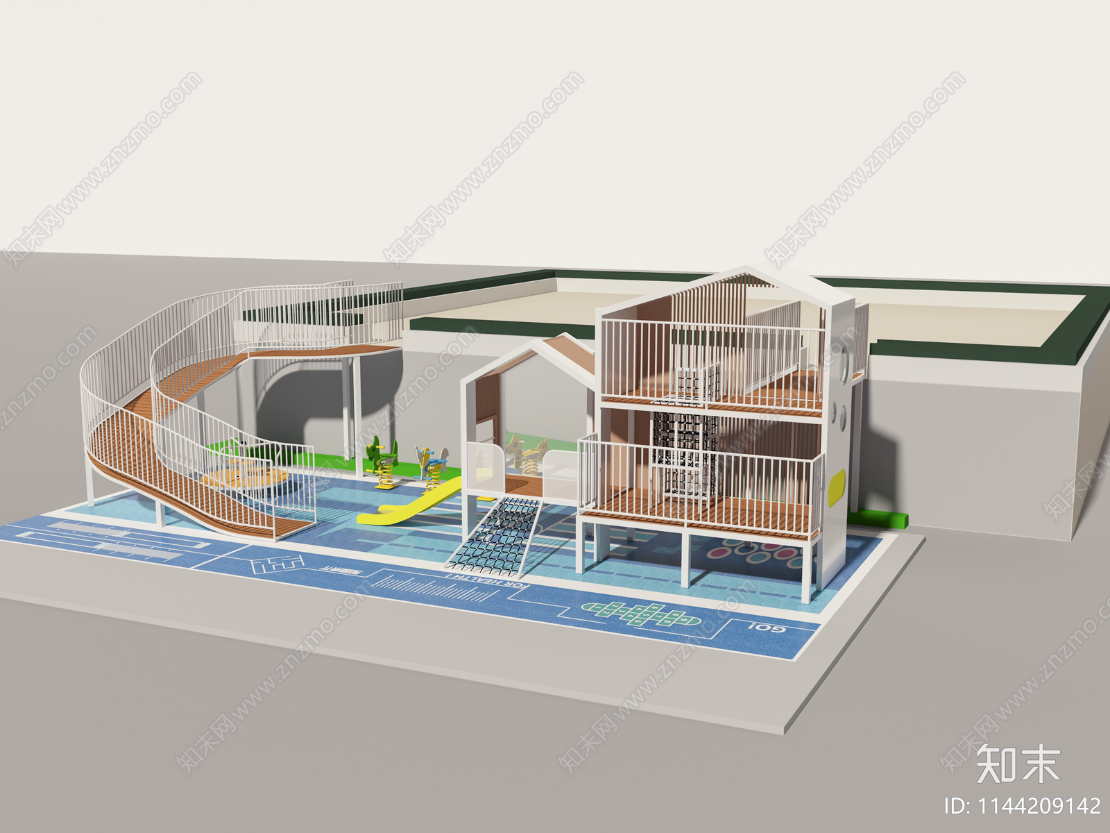 儿童游乐设备3D模型下载【ID:1144209142】