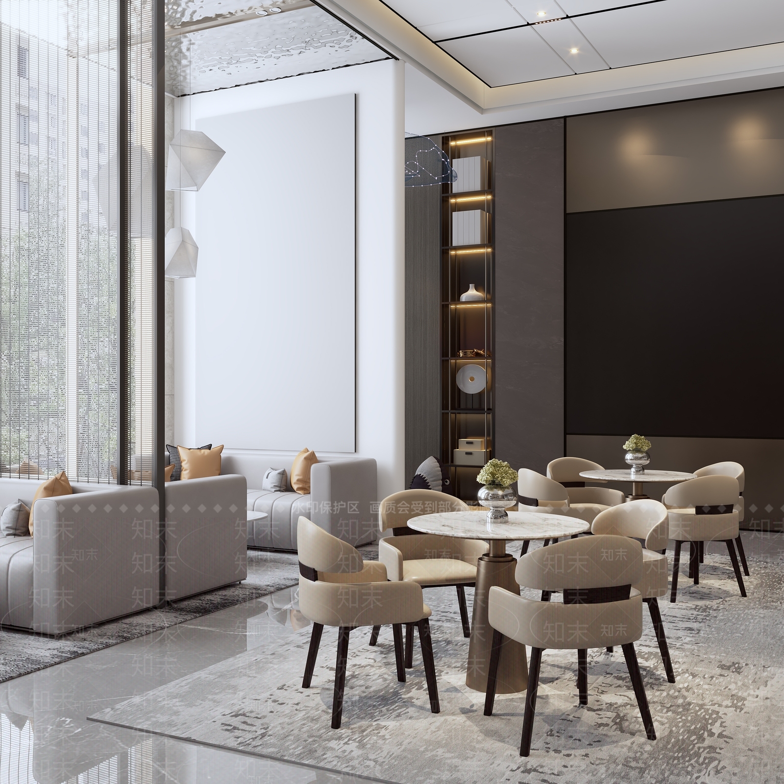 现代售楼处3D模型下载【ID:1144200331】