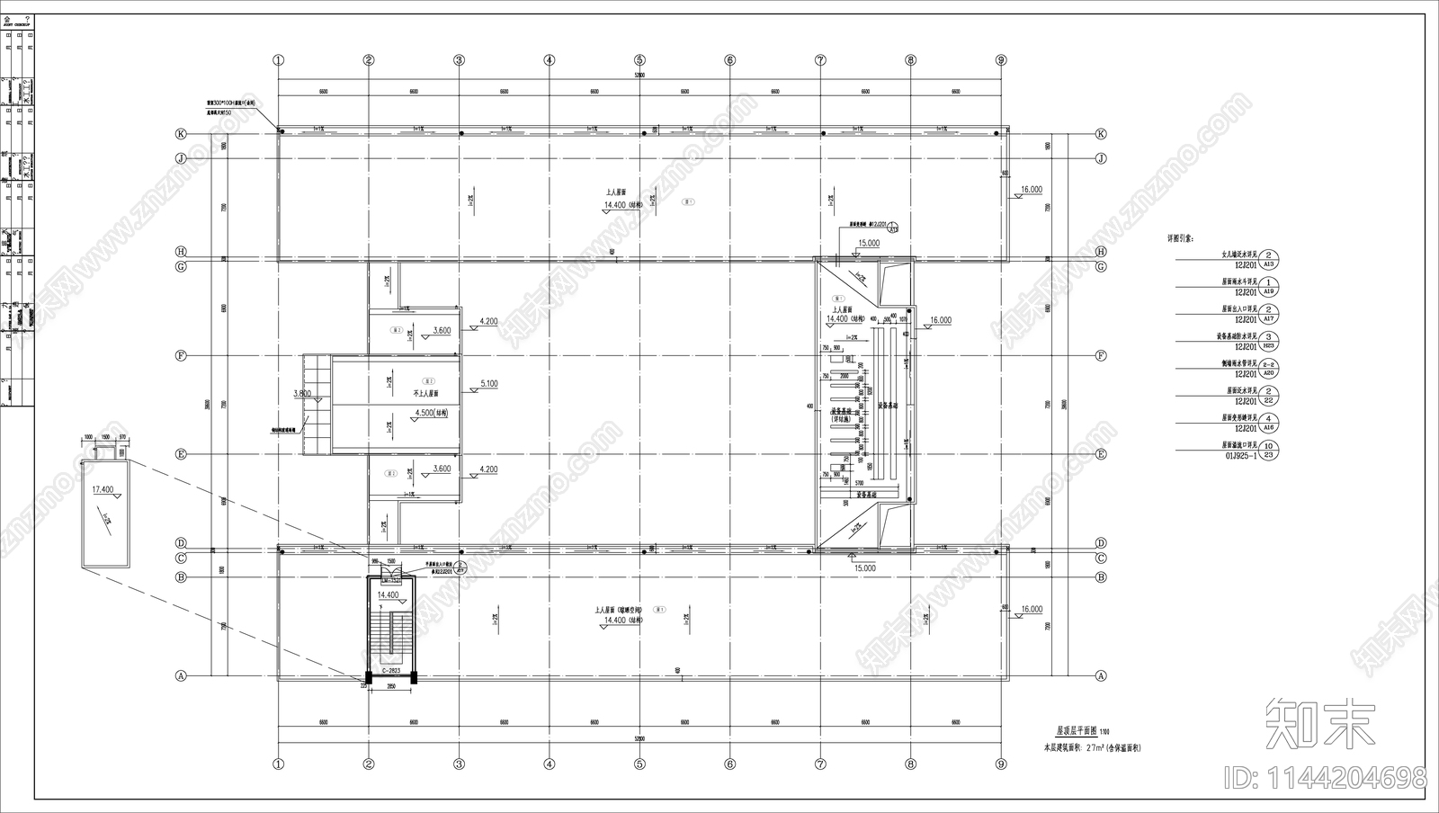 某警局宿舍楼建筑cad施工图下载【ID:1144204698】