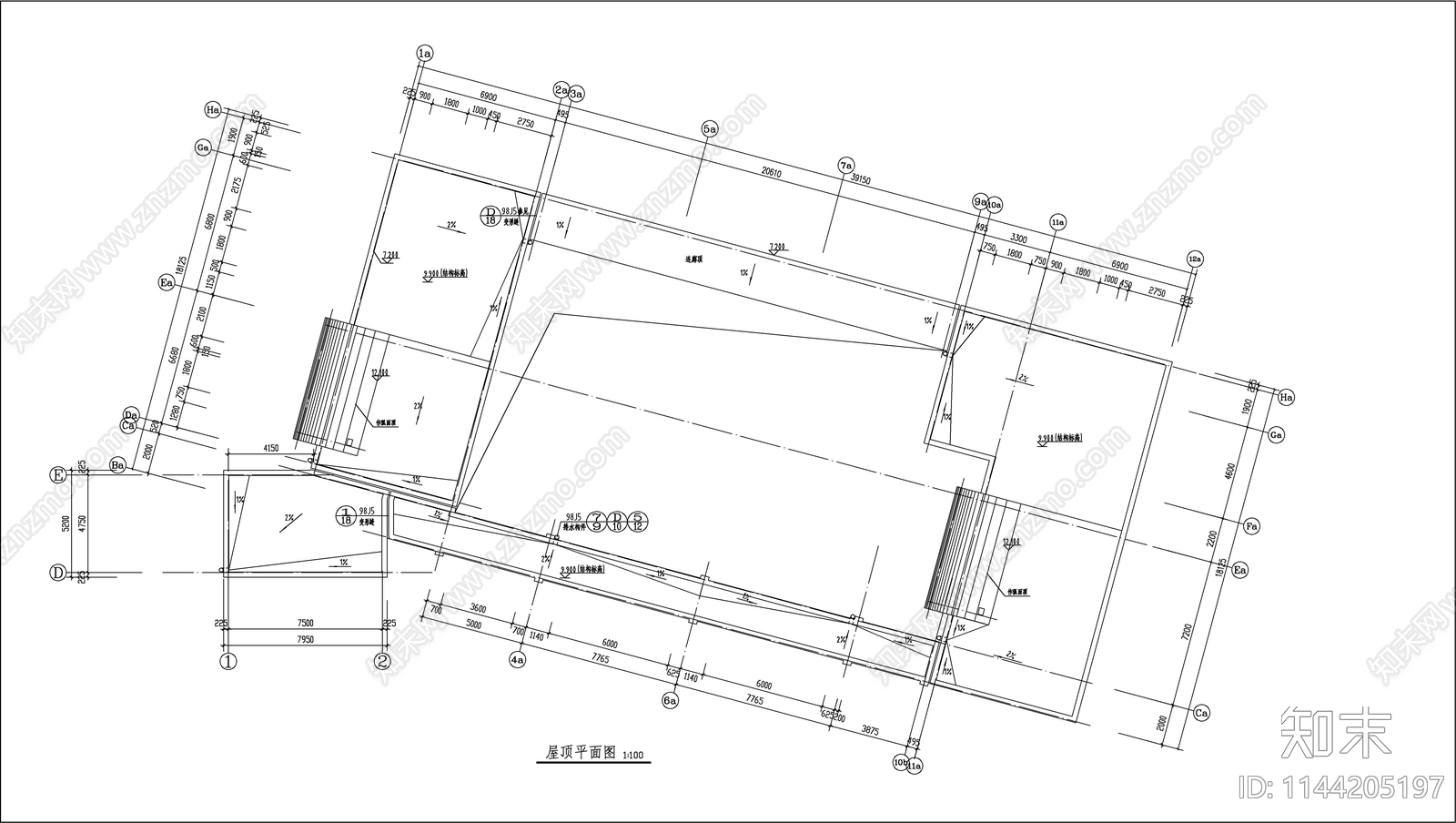 幼儿园建筑cad施工图下载【ID:1144205197】