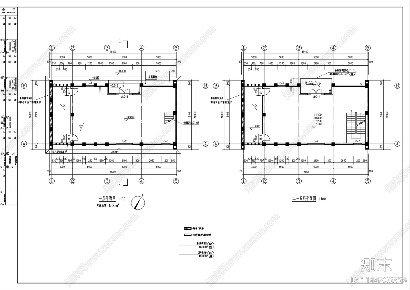 特警训练攀登塔建筑cad施工图下载【ID:1144206358】