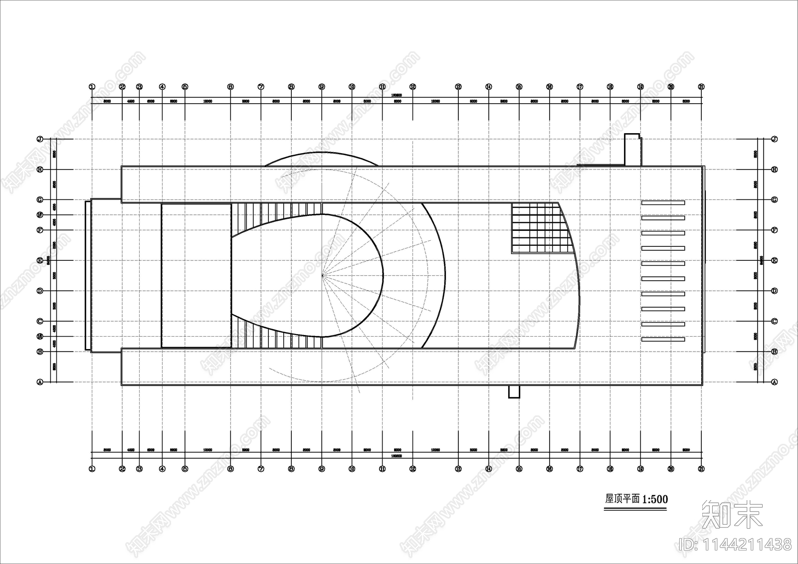 中小型影剧院建筑施工图下载【ID:1144211438】