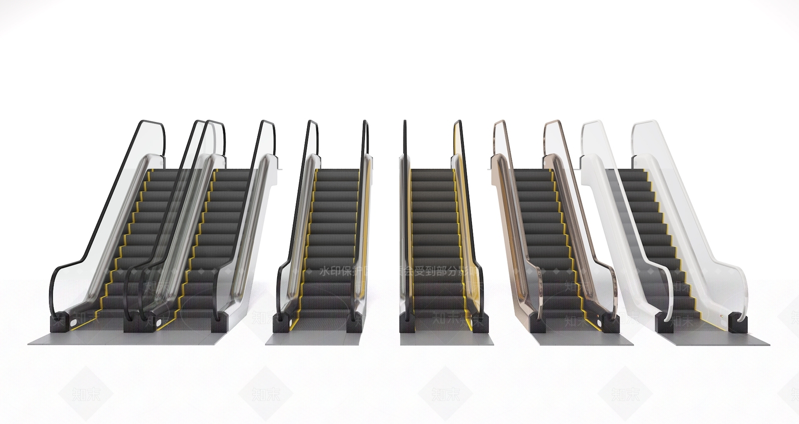 现代扶梯3D模型下载【ID:1144216167】