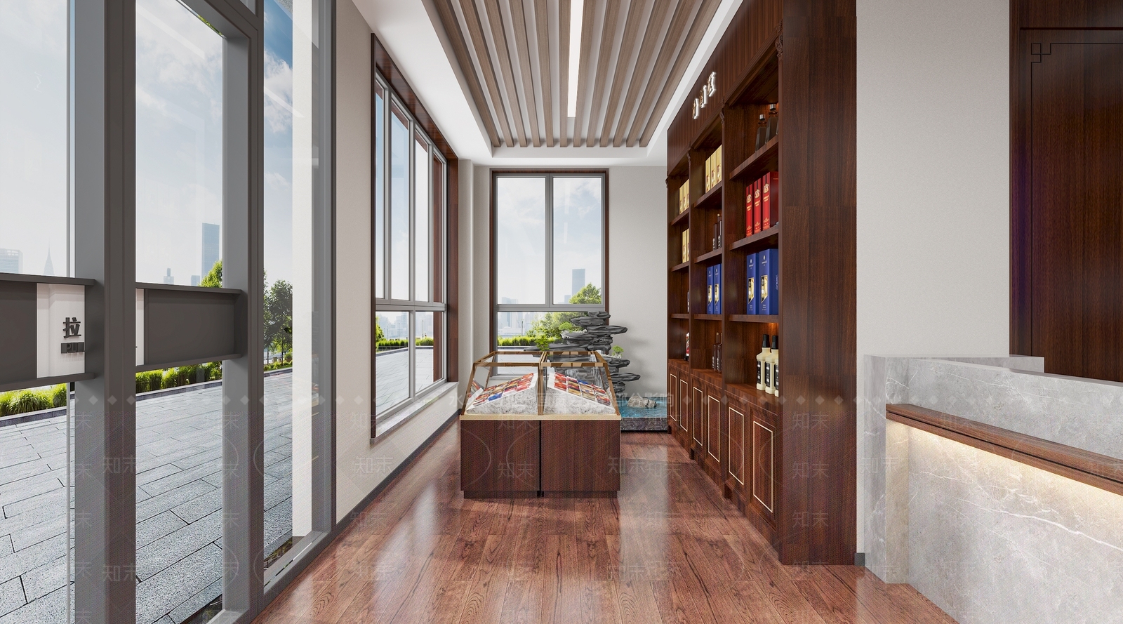 新中式酒馆3D模型下载【ID:1214004258】