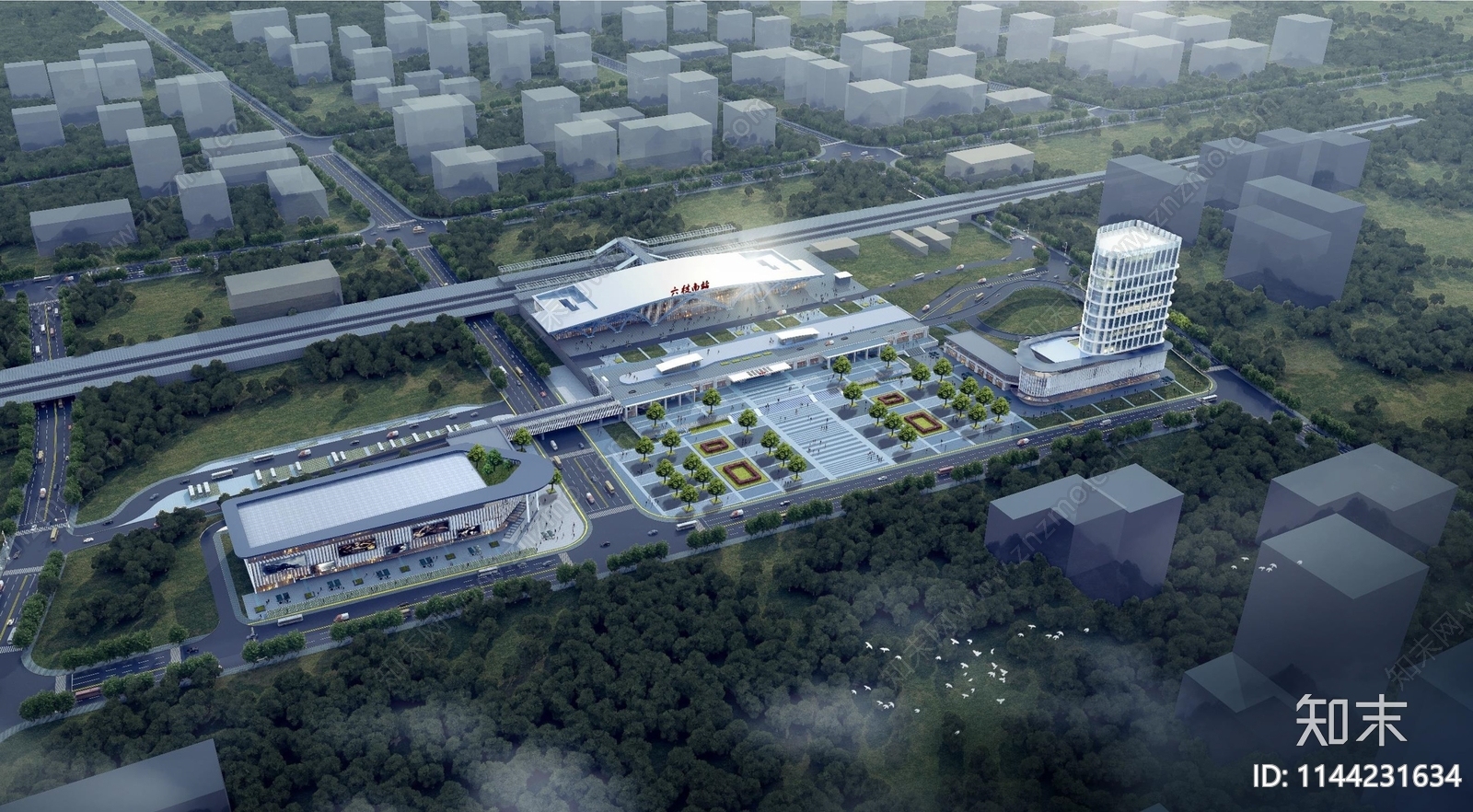 六枝高铁新区城市空间发展规划设计方案文本下载【ID:1144231634】