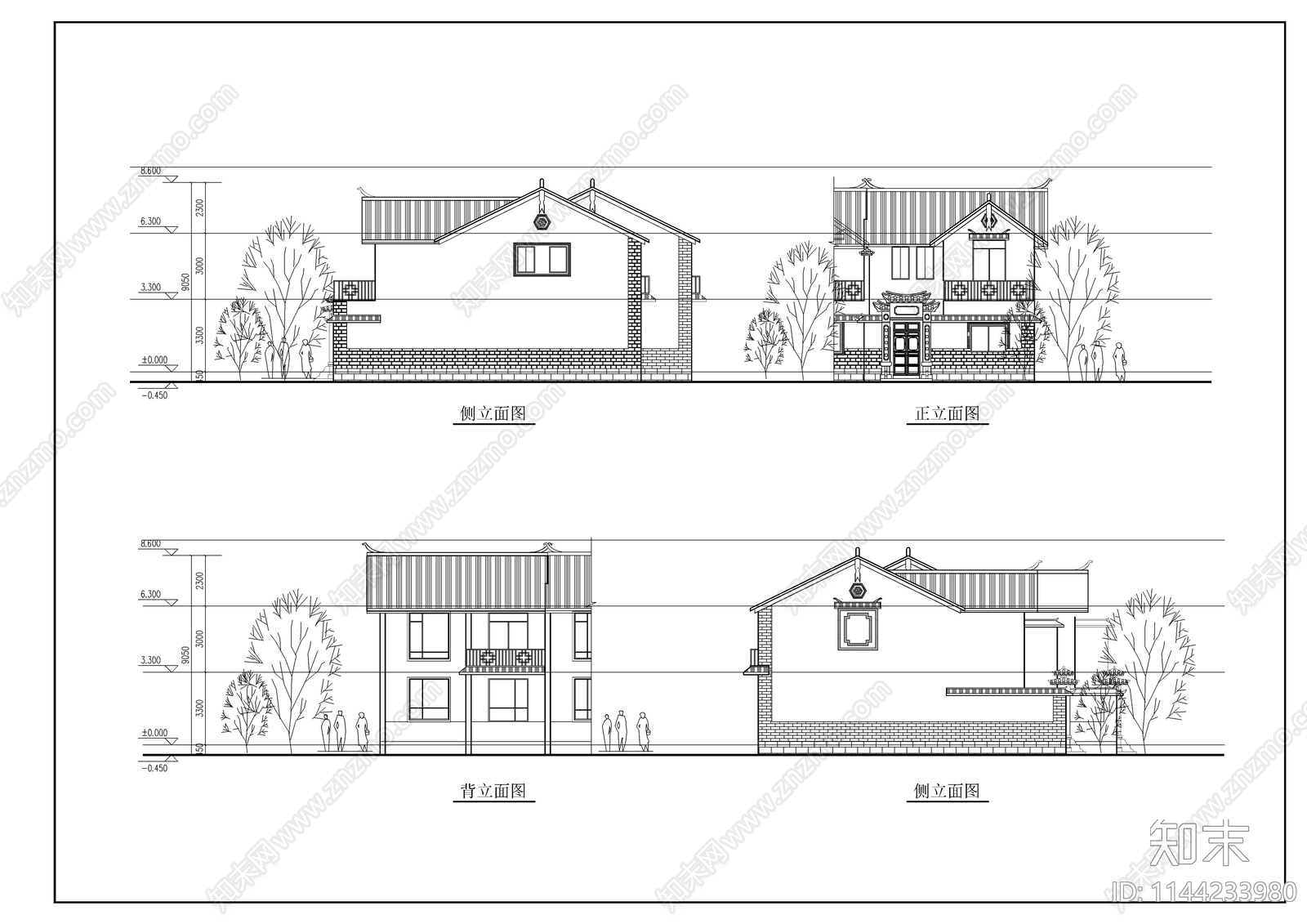 农村住宅自建房建筑施工图下载【ID:1144233980】