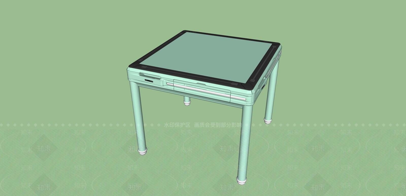 棋牌桌SU模型下载【ID:1144234497】