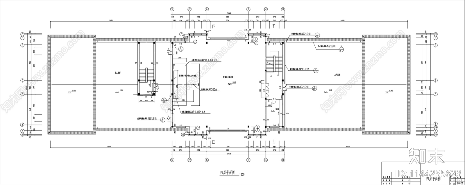 某小学教学楼建筑cad施工图下载【ID:1144255623】