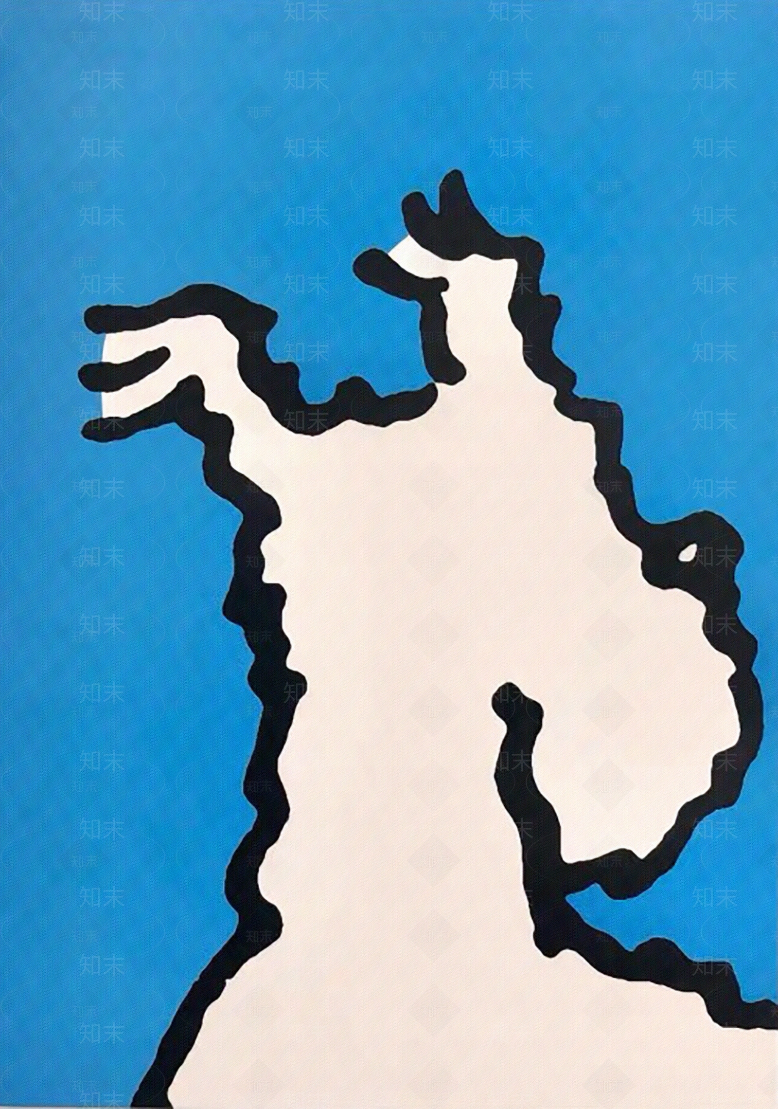 现代抽象艺术卡通装饰画贴图下载【ID:1144256812】