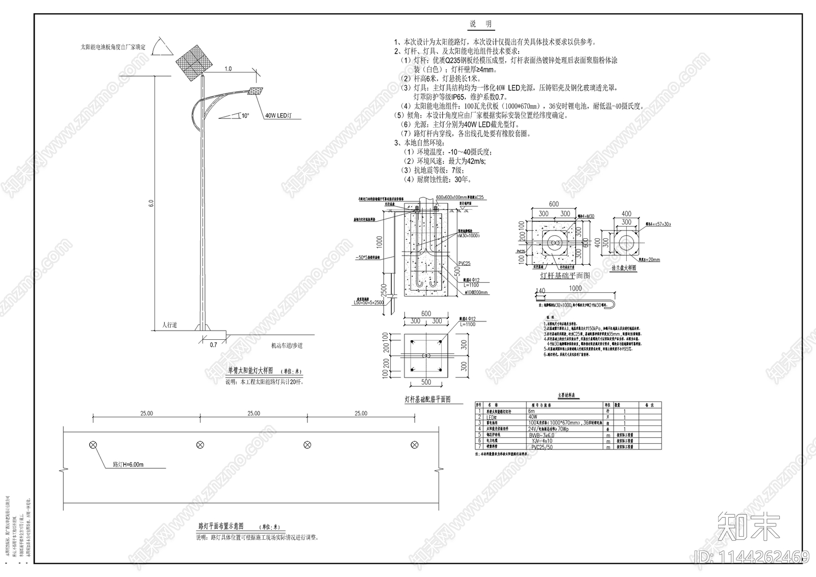 农村太阳能路灯亮化工程施工图下载【ID:1144262469】