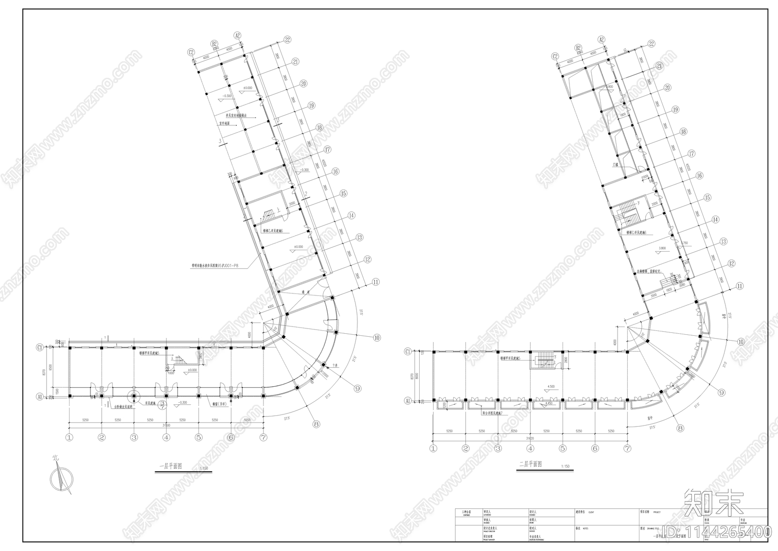 古建筑cad施工图下载【ID:1144265400】