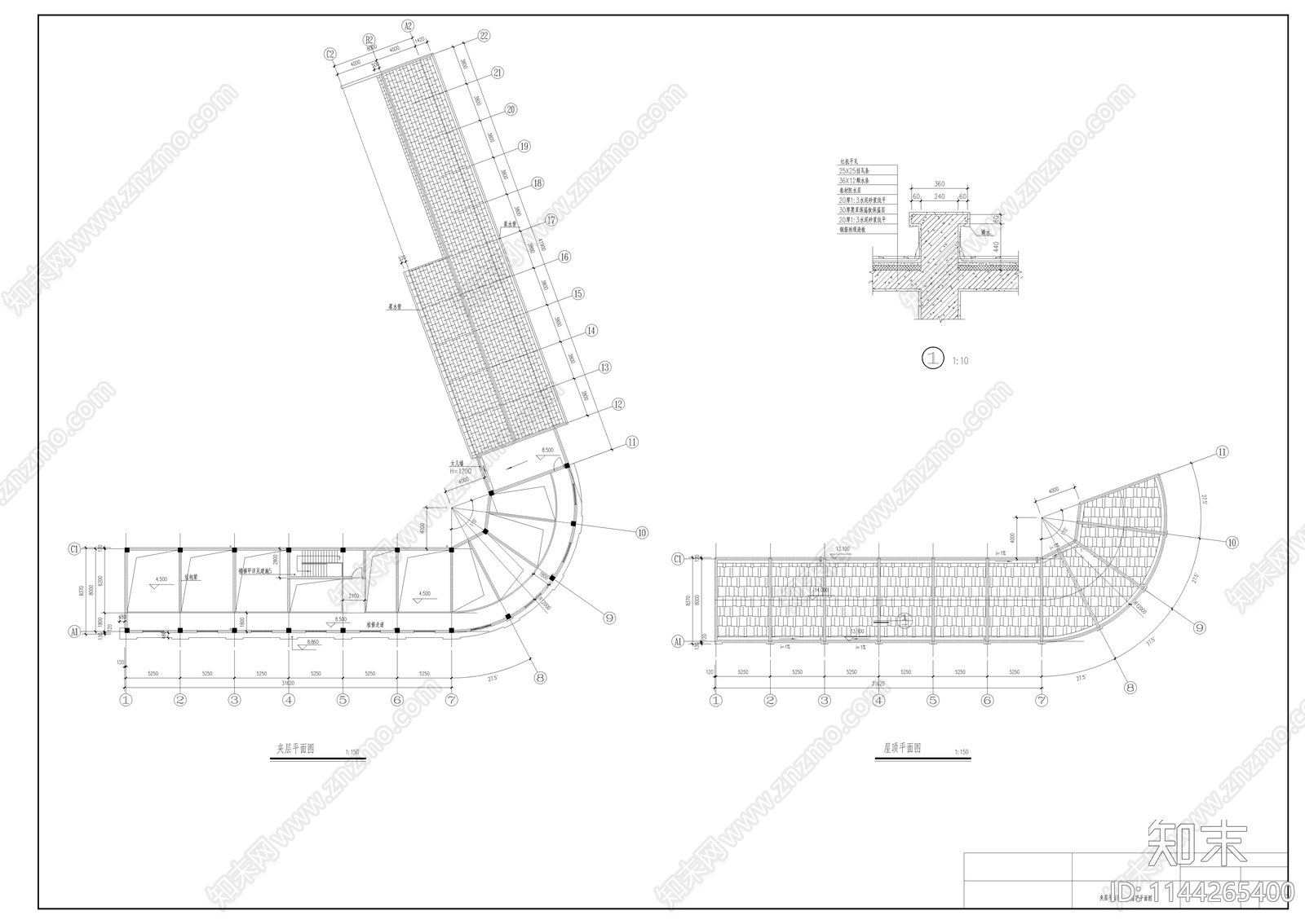 古建筑cad施工图下载【ID:1144265400】