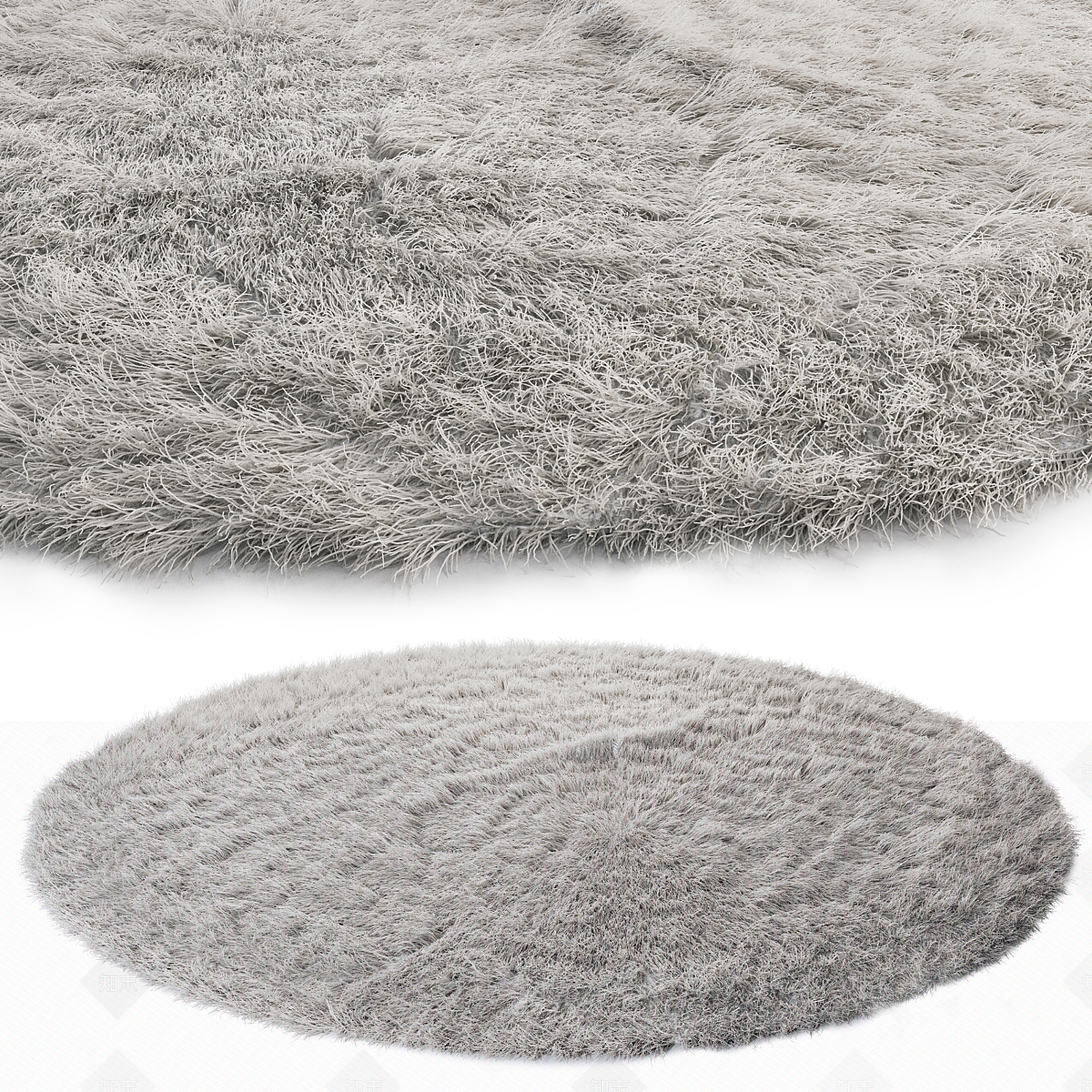 现代毛绒毯SU模型下载【ID:1144271347】