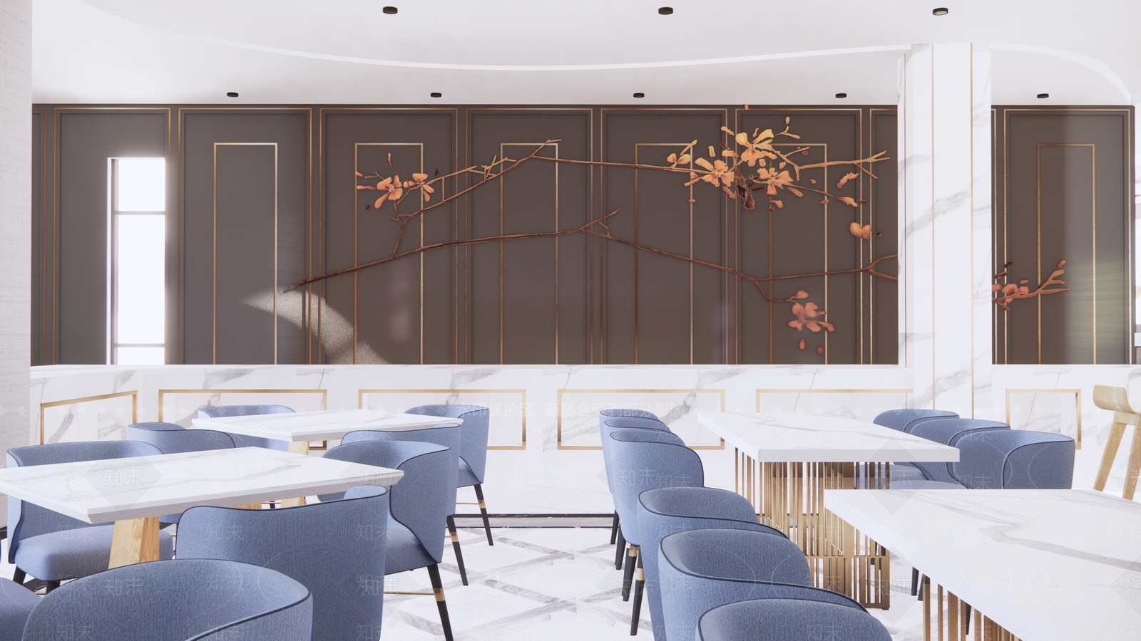 现代红酒餐厅SU模型下载【ID:1144468566】