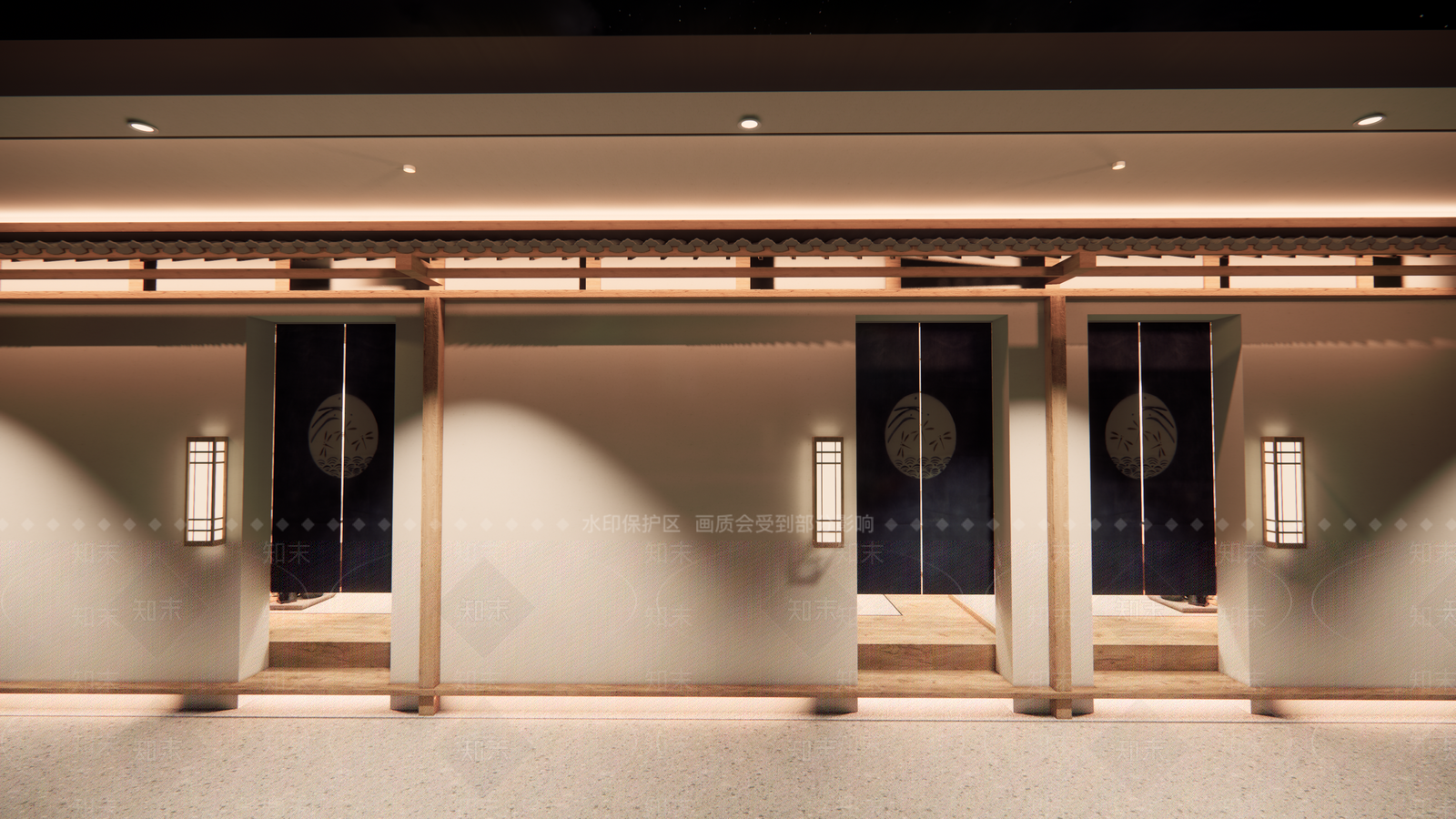 日式茶馆SU模型下载【ID:1144285848】