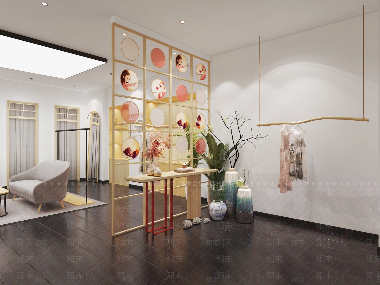 服装鞋店3D模型下载【ID:1144291826】