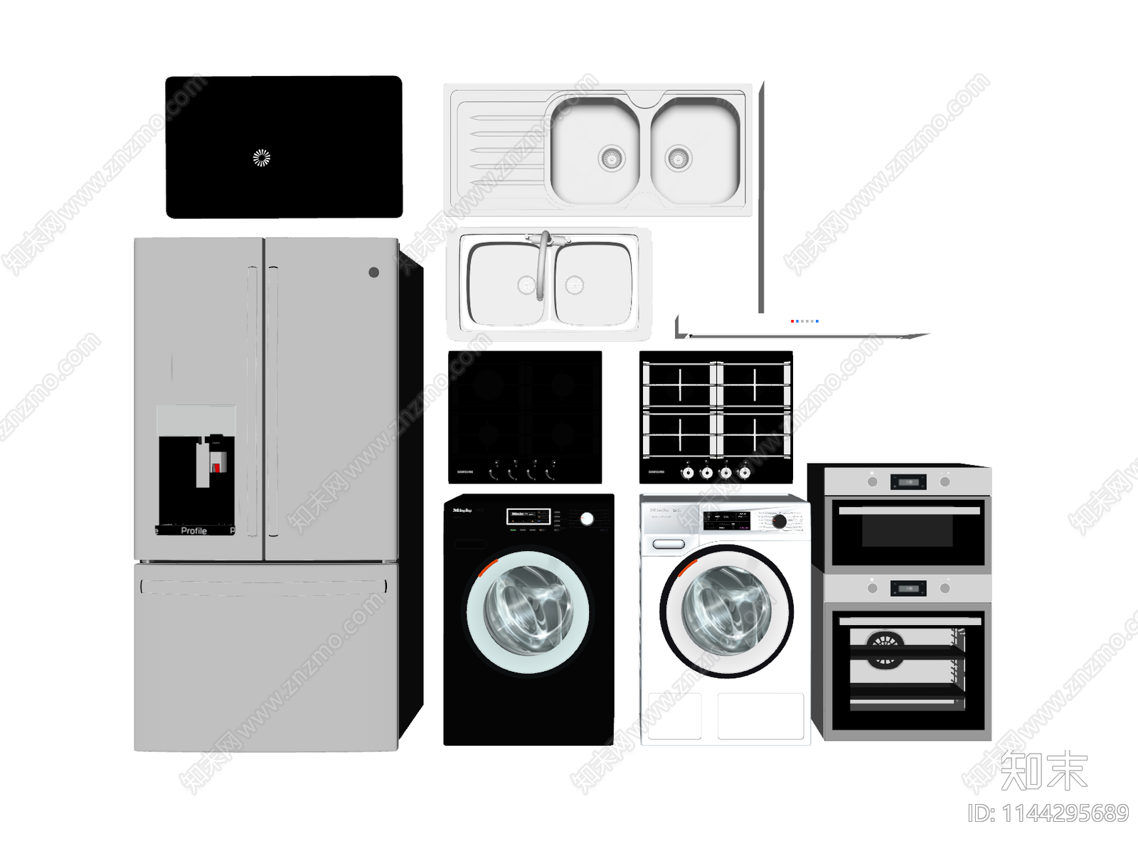 家用电器组合SU模型下载【ID:1144295689】