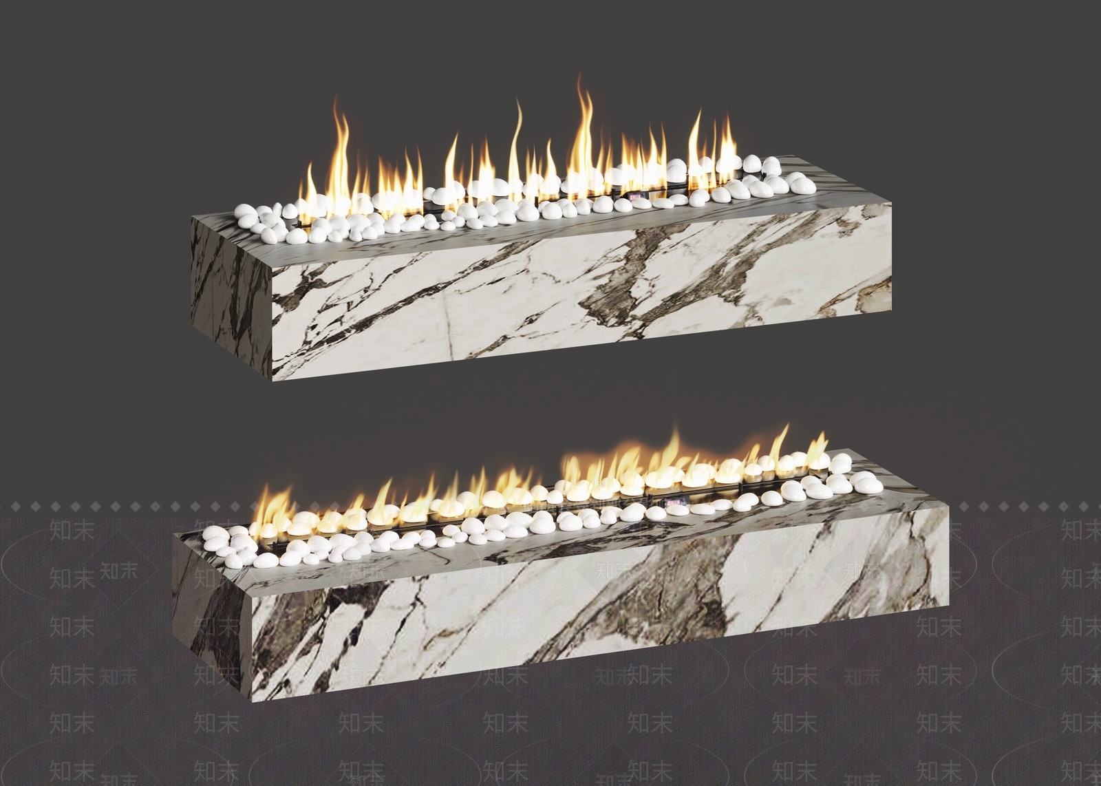 现代壁炉3D模型下载【ID:1144314699】