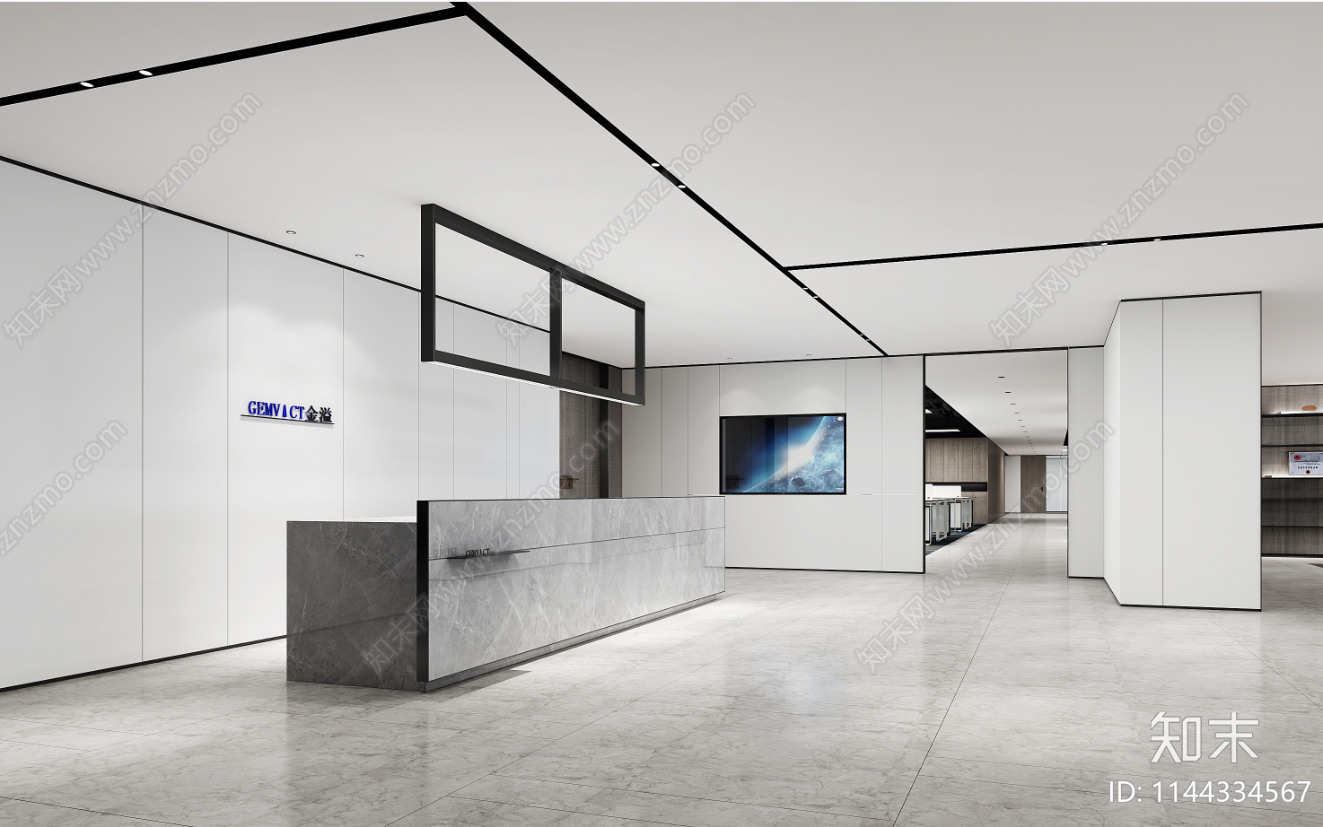 深圳2800m²办公室空间施工图下载【ID:1144334567】