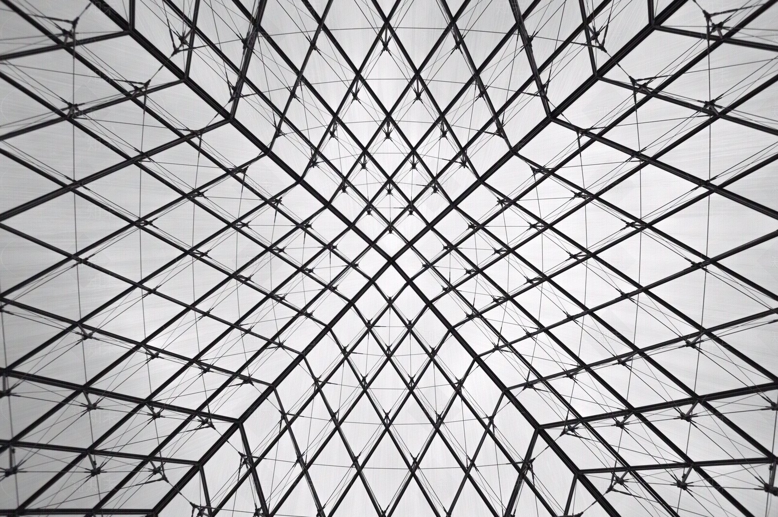 钢结构玻璃屋顶内部贴图下载【ID:1144352901】